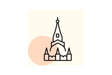 Kızıl Kare, vektör, piksel mükemmel, illüstratör dosyası