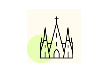 Köln Katedrali, vektör, piksel mükemmel, illüstratör dosyası