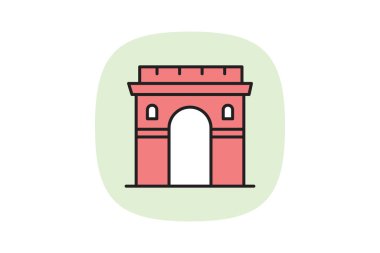 Ark De Triomphe, vektör, piksel mükemmel, illüstratör dosyası