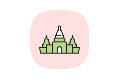 Angkor Wat, vektör, piksel mükemmel, illüstratör dosyası