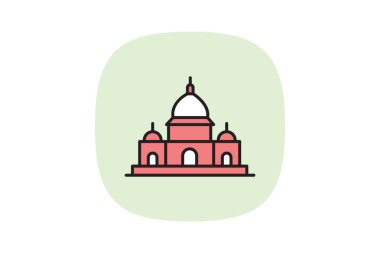 Victoria Memorial, vektör, piksel mükemmel, illüstratör dosyası