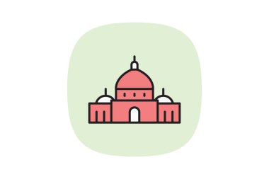 Aziz Peter Bazilikası, vektör, piksel mükemmel, illüstratör dosyası