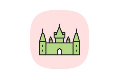 Chateau De Chambord, vektör, piksel mükemmel, illüstratör dosyası