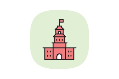 Bağımsızlık Salonu, vektör, piksel mükemmel, illüstratör dosyası