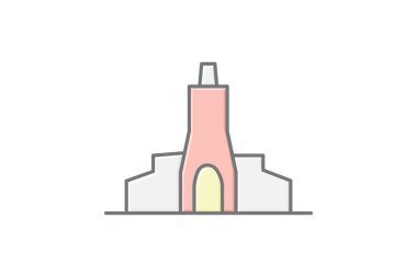 Modern Şehir Simgesi, vektör, piksel mükemmel, illüstratör dosyası