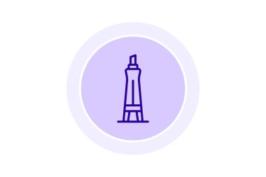 Dikey Cam Yer imi, vektör, piksel mükemmel, illüstratör dosyası