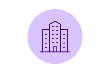 Residential High Rise, vektör, piksel mükemmel, illüstratör dosyası