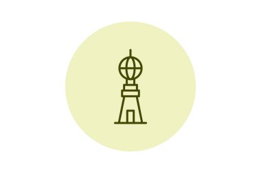 Uluslararası Gökdelen, vektör, piksel mükemmel, illüstratör dosyası