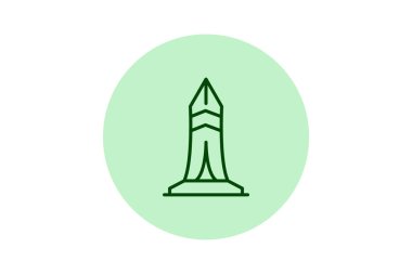 Glass Facade Landmark, vektör, piksel mükemmel, illüstratör dosyası