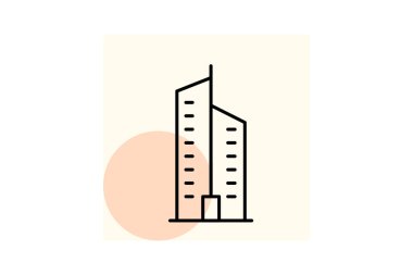 Parlak Şehir Yükselişi, vektör, piksel mükemmel, illüstratör dosyası