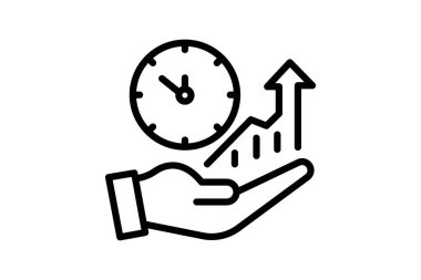 İş Verimliliği, vektör, piksel mükemmel, illüstratör dosyası