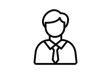 Profesyonel Yönetici, vektör, piksel mükemmel, illüstratör dosyası