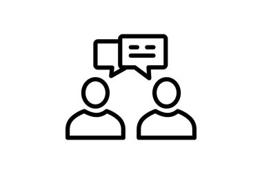 Profesyonel Tartışma, vektör, piksel mükemmel, illüstratör dosyası