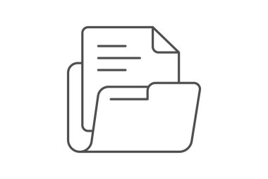 Ofis dosyaları, vektör, piksel mükemmel, illüstratör dosyası