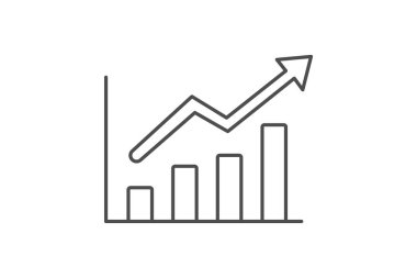 İş büyümesi, vektör, piksel mükemmel, illüstratör dosyası