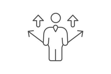 Liderlik becerileri, vektör, piksel mükemmel, illüstratör dosyası