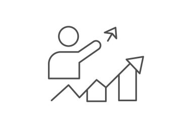 Şirket Başarı, vektör, piksel mükemmel, illüstratör dosyası