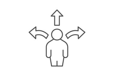 Kariyer Planlama, vektör, piksel mükemmel, illüstratör dosyası