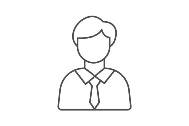 Profesyonel Yönetici, vektör, piksel mükemmel, illüstratör dosyası