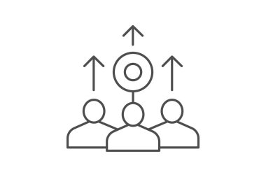 Şirket Hedefleri, vektör, piksel mükemmel, illüstratör dosyası