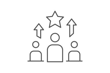 Şirket Performans, vektör, piksel mükemmel, illüstratör dosyası