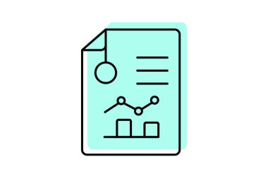 Yıllık Rapor, vektör, piksel mükemmel, illüstratör dosyası