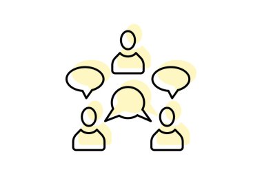 Takım İletişim, vektör, piksel mükemmel, illüstratör dosyası