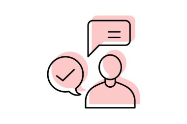 Hr Röportaj, vektör, piksel mükemmel, illüstratör dosyası