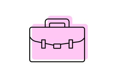 Ofis Evrak çantası, vektör, piksel mükemmel, illüstratör dosyası