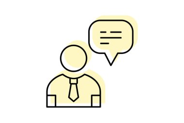 İş Danışmanı, vektör, piksel mükemmel, illüstratör dosyası