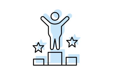 İş yeri Başarı, vektör, piksel mükemmel, illüstratör dosyası