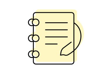 Şirket Gündemi, vektör, piksel mükemmel, illüstratör dosyası