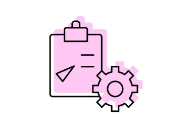 Profesyonel Planlama, vektör, piksel mükemmel, illüstratör dosyası