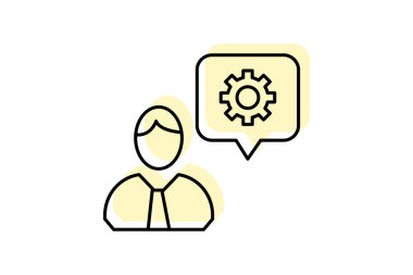 Kariyer koçluğu, vektör, piksel mükemmel, illüstratör dosyası