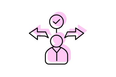 Kurumsal Karar, vektör, piksel mükemmel, illüstratör dosyası