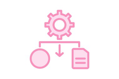 Proje Yönetimi, vektör, piksel mükemmel, illüstratör dosyası