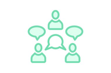 Takım İletişim, vektör, piksel mükemmel, illüstratör dosyası