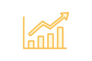 İş büyümesi, vektör, piksel mükemmel, illüstratör dosyası