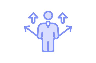 Liderlik becerileri, vektör, piksel mükemmel, illüstratör dosyası