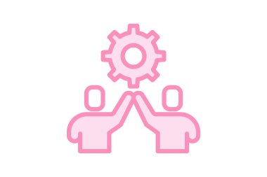 Şirket takım çalışması, vektör, piksel mükemmel, illüstratör dosyası