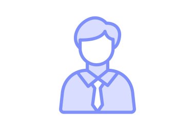 Profesyonel Yönetici, vektör, piksel mükemmel, illüstratör dosyası