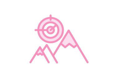 Profesyonel Hedefler, vektör, piksel mükemmel, illüstratör dosyası