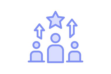 Şirket Performans, vektör, piksel mükemmel, illüstratör dosyası