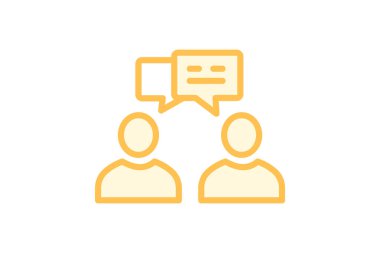 Profesyonel Tartışma, vektör, piksel mükemmel, illüstratör dosyası