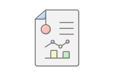 Yıllık Rapor, vektör, piksel mükemmel, illüstratör dosyası