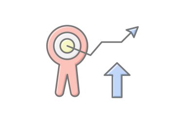 Hedef Ayarlama, vektör, piksel mükemmel, illüstratör dosyası