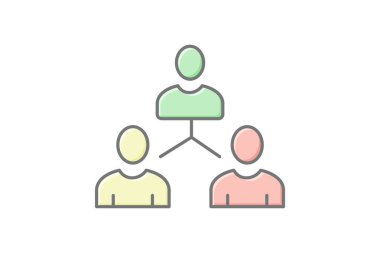 Kurumsal Liderlik, vektör, piksel mükemmel, illüstratör dosyası