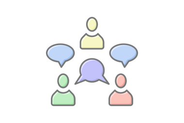 Takım İletişim, vektör, piksel mükemmel, illüstratör dosyası