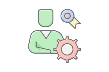 Profesyonel beceriler, vektör, piksel mükemmel, illüstratör dosyası