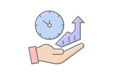 İş Verimliliği, vektör, piksel mükemmel, illüstratör dosyası